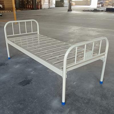 China Ward Flat Steel Hospital Bed Stable Design General Patient Care Basic Standard for sale