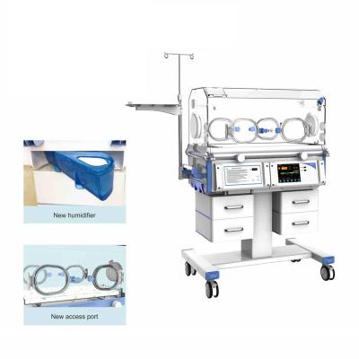 China SPO2 Monitoring Neonatal Transport Incubator Humidity Oxygen Concentration Control System for sale