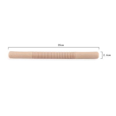 China Sustainable Beech Wood Pin Baking Carving Embossing Pin for sale