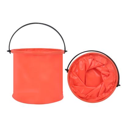 China Foldable Sand Bucket Toys Children Summer Outdoor Party Portable Pail Collapsible Beach Bucket 11001 for sale