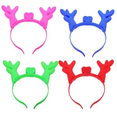 China Cosplay Light Up Party Glowing Supplies Feather Wreathes Led Flashing Headband Cat Ears Antlers Head Band for sale