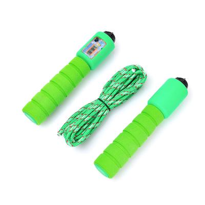 China Sports toys Sponge Count Jump Rope Adult Pattern Student Training Jump Rope Fitness Equipment Fitness Weight Loss for sale