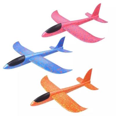 China Outdoor Toy OEM 3D EPP Airplane Toys 48cm Large Hand Throwing Foam Plane, 2 Flight Mode Glider Plane, Flying Toy for Kids for sale