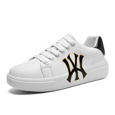 China Small Lightweight White Shoes Newly Designed High Quality MLB LA Microfiber Unique Thick High Casual Walking Shoes For Women for sale