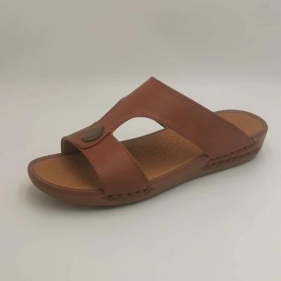 China 2023 Summer Breathable Best High Quality Handmade Superior Comfortable PU Arabian Slipper for sale