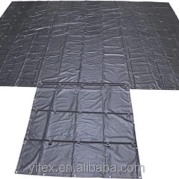 China 20x27ft PVC-Tarnellen Stoff Schwerlast-Vinyl-beschichtete Stoff Flachbett Stahl Holztarnellen zu verkaufen