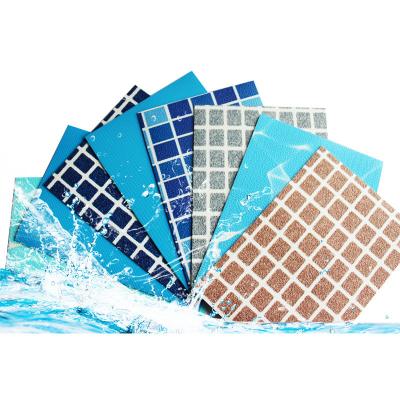 中国 Coated PVC Pool Liner With Cleartarpaulin Pattern Temperature Resistant Tarpaulin Installation 販売のため