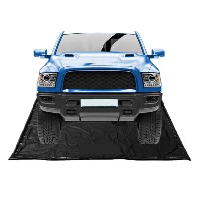 China PVC Portable Car Washing Mat Easy To Clean Black Grey for sale