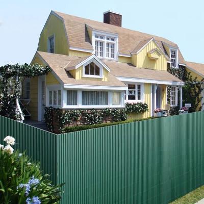 China Durable Easy To Install PVC Bamboo Garden Fence Te koop