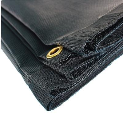 China UV-bescherming Polyester PVC-gecoate tralies voor commerciële vrachtwagens Te koop