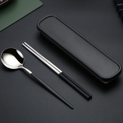 China Viable Manufacturer Sells Portable Portuguese Stainless Steel Dinnerware Chopsticks Forks And Spoons Set Very Well for sale