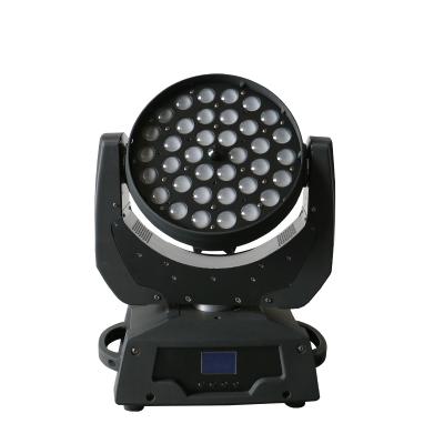 China Stage event club dj bar wedding best price 36x10w wash zoom dmx led moving head stage lighting 16CH brand chip high brightness for sale