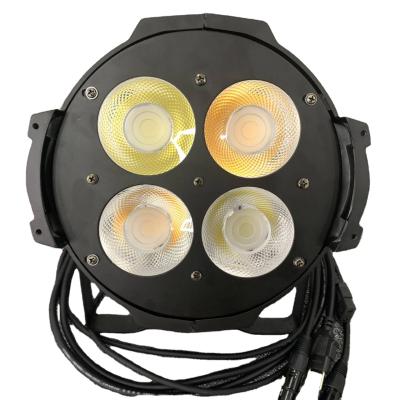 China Stage Led Professional COB Stage Lighting Blinders 200w 4pcs*50w Led Par Can Warm Cool White Light Lights for sale