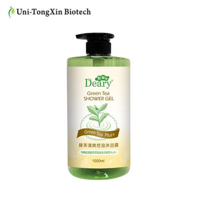 China Deary Green Tea Refreshing Oil-control Shower Gel, OEM&ODM Available for sale