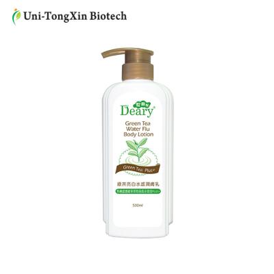 China Organic Brightening Hydrating Body Lotion 500ml , Moisturizer Deary Green Tea Body OEM&ODM Available for sale