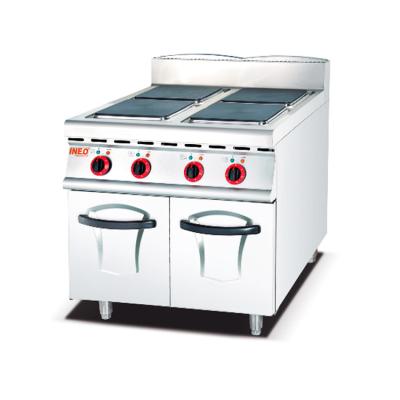 China Restaurant Hotel Commercial Catering Kitchen Equipment 4 Industrial Commercial Electric Hot Plate Cooking Range for sale