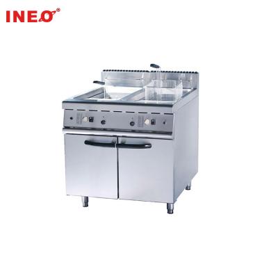 China Restaurant Hotel Stainless Steel Turkey Industrial Gas Commercial Deep Fryers (20+-2)*2 for sale