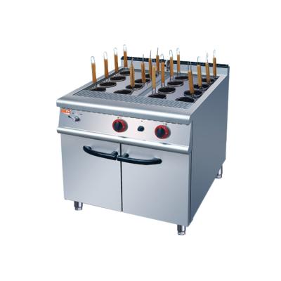 China Hotel Restaurant Commercial Catering Commercial Kitchen Cooking Equipment With Cabinet Gas Noodle Machine for sale