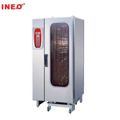 China Bread 20 Trays Combi Steam Oven For Cakes /Meat Industrial Oven / Roller Oven for sale