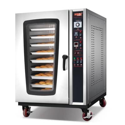 China Hotel Restaurant Bread Workshop Equipment Commercial Supplying Digital 8 Trays Convection Electric Baking Oven for sale