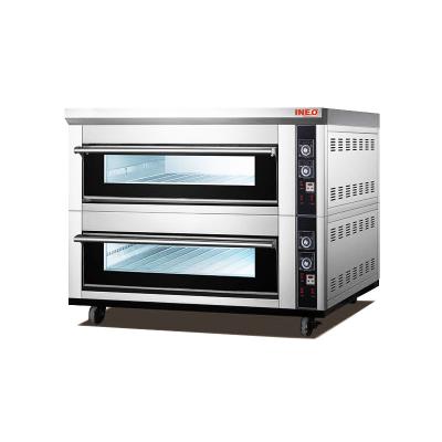 China 2 Decks 6 Trays Industrial Luxury Bakery Equipment Commercial Catering Electric Commercial Baking Oven for sale