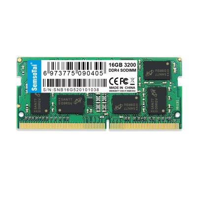 China Memoria RAM DDR4 3200Mhz Laptop 16GB SODIMM Memory Desktop Data Notebook for sale