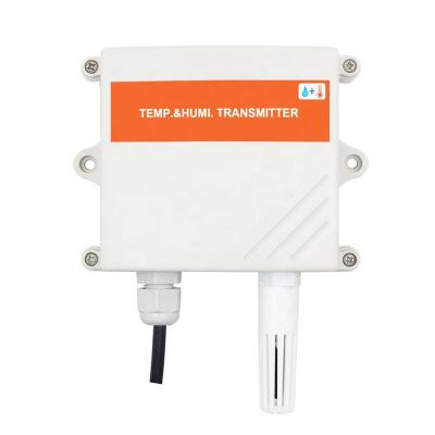 China Wall Mount ABS Plastic Temperature Humidity Transmitter ABS Plastic modbus Temperature Sensor for sale