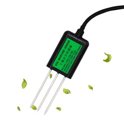 China Soil Moisture Testing Industrial Soil EC Temperature Moisture 3 In 1 Sensor Waterproof Integrated Soil Sensor for sale