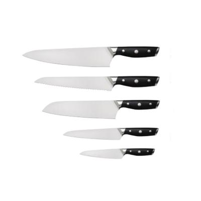 China Sustainable Tang Razor Sharp Full ABS Plastic Handle 5pcs Kitchen Cooking Knives 1.4116 for sale