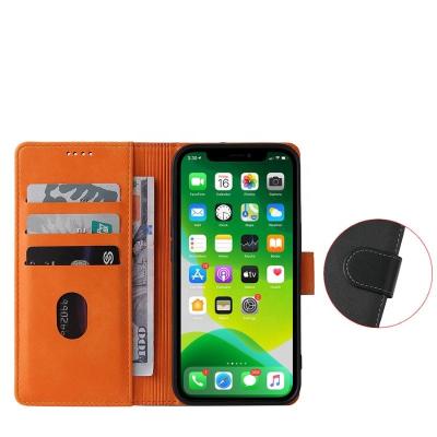 China Shockproof 2023 Wholesale Premium magnet Leather Wallet With Mobile Phone Card Holder Magnetic Wallet for iPhone15 14 13 pro max for sale