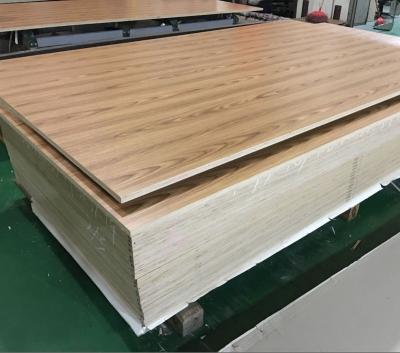 China Furniture Texture Moisture Proof Melamine Laminated Plywood Board 5mm-25mm Indoor for sale