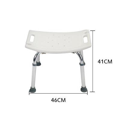 China Chinese Wholesale Health Care Bath Bench Fast Aluminum Manufacturer Lightweight And Height Adjustable Bath Chair for sale