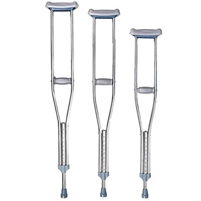 China 2021 Comfortable Top Selling Products 9 Backrest Stainless Steel Hardworking Adjustable Sturdy Medical Crutches for sale