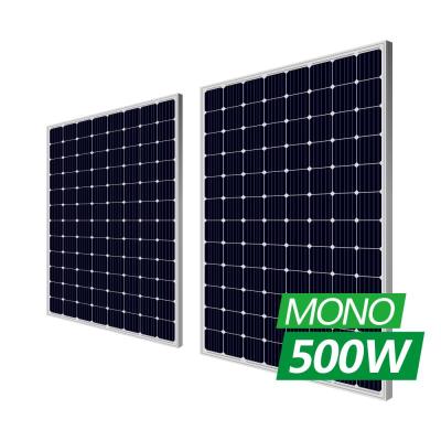 China New Energy Home Mono Solar Panels 385w 390w 400w 410w 415w 72cells Half Cut Efficiency Solar Pile for sale