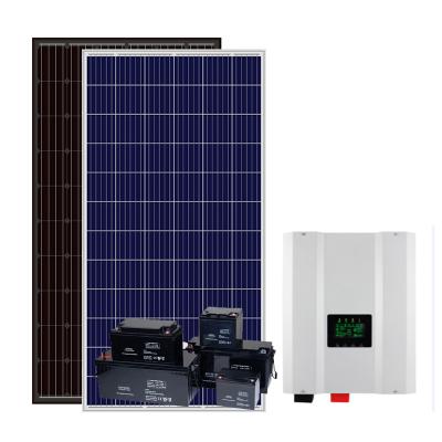 China Complete home 10kw off grid solar system kits 10kva solar power system factory price for sale