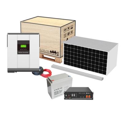 China New Technology Home 3.5 KW 250 W Off Grid Solar System 1 KW For Solar Power System for sale