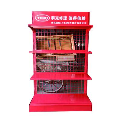 China High Quality Single Sided Gondola Double Sided Shelf Supermarket Heavy Duty Cold Rolled Steel Display Rack for sale