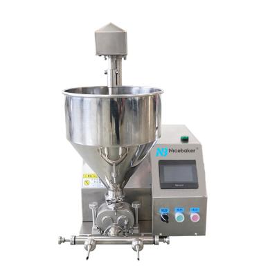 China Use for semi-automatic cream injection filler filling machine puff core injection machine cream cup cakes depositor machine for sale