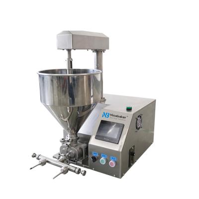 China Use for injection cup cake cream cheesecake squirting machine manual mochi ice cream filling making machine for sale