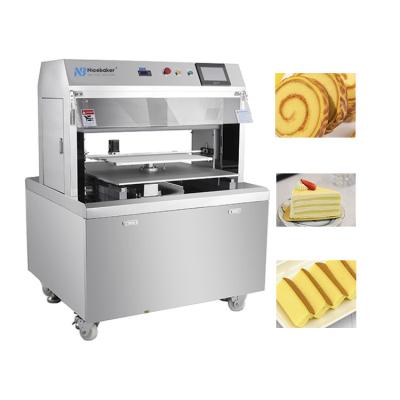 China Use for Making Kinds of Cake 304 Stainless Steel Brownie Cake Cutting Machine Ultrasonic Sponge Cake Cutter Machine for sale