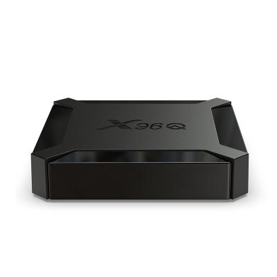 China 2022 mini 10.0 x96q usb wifi tv box 2.4 android box allwinner h313 tv smart box for sale