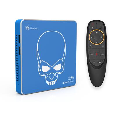 China Usb Beelink GT-King Pro Android 9.0 TV box with Amlogic S922 X-H Six Core 4gb+64gb wifi dual settopbox GT King remote support voice for sale