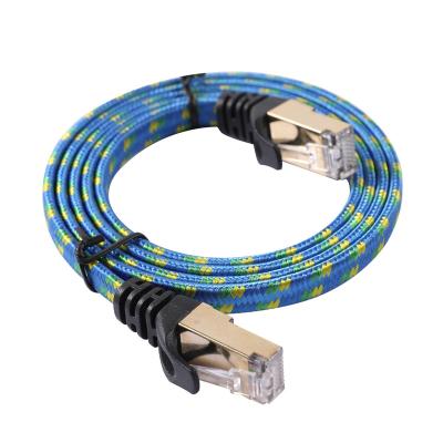 China OD2.2*-7.2mm New Design 32AWG PVC Jacket Network Cat7 Patch Cord Pure Copper Building Cable ROHS PVC for sale