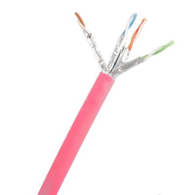 China HDPE Shenzhen factory 500MHz high speed shielded network cable ftp shielded cat6a ethernet lan cable for sale