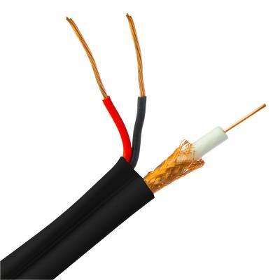 China CATV / Factory Price CCTV Cable RG6 RG58 3C-2V 5C2V RJ59 Coaxial Cable RG59 RG59 2C CCTV Cable with Siamese Power CCTV Cable RoHS CE for sale