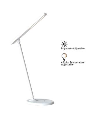 China Contemporary 6W Four Color Temperature Led Desk Lamp Touch Dimmable Table Led Study Lamp for sale