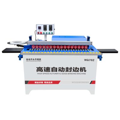 China Building Material Stores All In One Woodworking Edge Bander Trimming Cutting Polishing PVC Machine Automatic Wood Edging Machine for sale