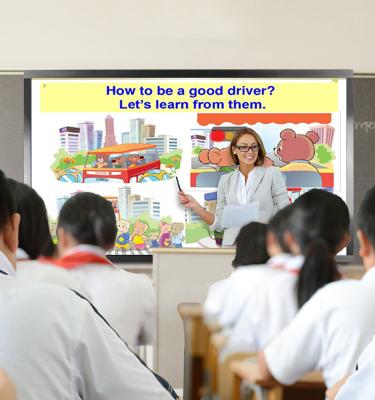 China School teacher 55 inch electronic smart white board teacher the smart whiteboard for school for sale