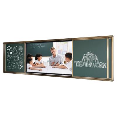 China Education.Training.Office School Smart Whiteboard Chalk Board Back and forth Blackboard For Kids for sale