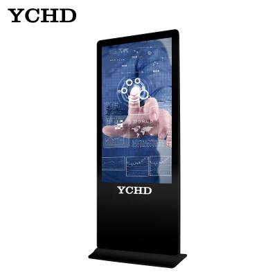 China Indoor Hot Sale 43inch Touch Screen YCHD Android Player Advertising Kiosk for sale